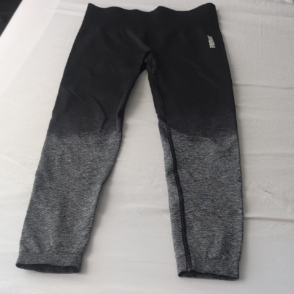 Gymshark Ombre Black and Gray Leggings